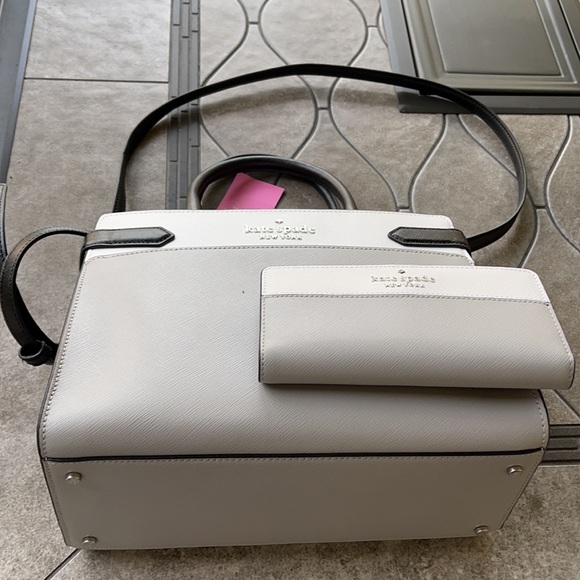 Kate Spade Staci Colorblock Medium Satchel & Staci Colorblock Large Slim Bifold - Picture 3 of 16